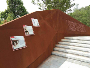 邵武耐候钢挡土墙